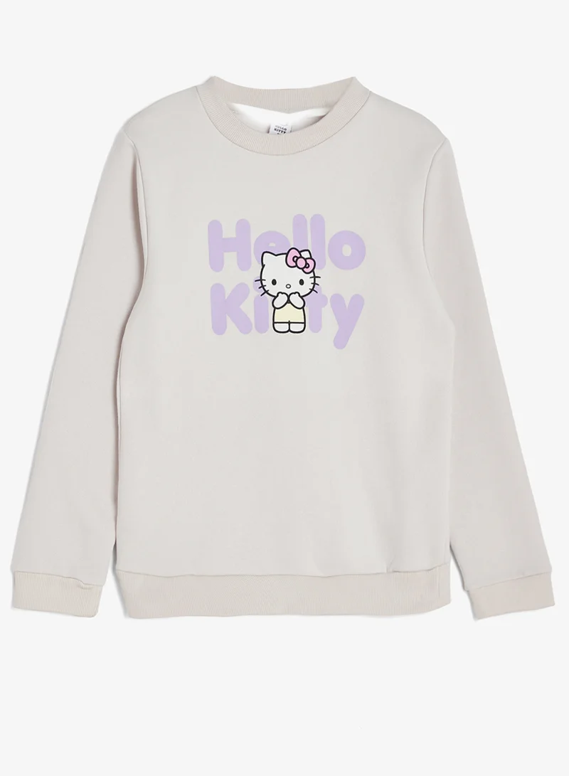 سانريو طقم سويت شيرت وبنطلون هالو كيتي للأطفال